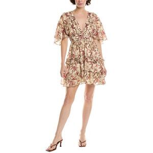 Reveriee Womens  Mini Dress, White